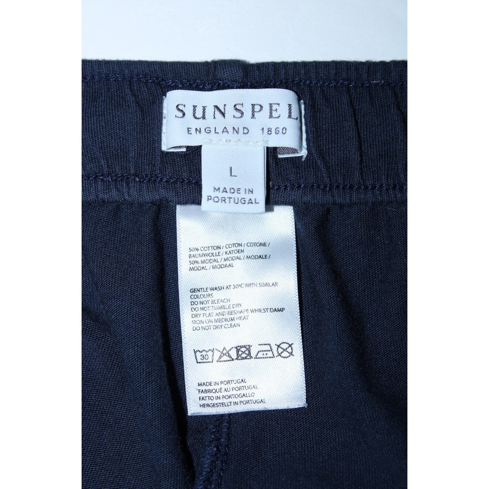 Sunspel Men's Large Navy Blue Loungewear Pajama Pants - Picture 6 of 9